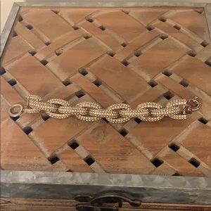 Baublebar diamond chain link bracelet